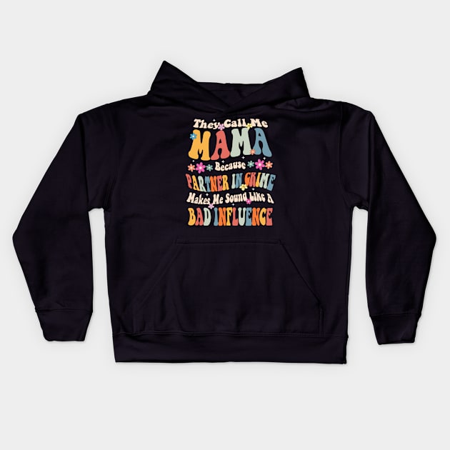 Mama They Call Me Mama Kids Hoodie by Bagshaw Gravity